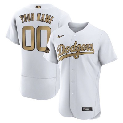 Los Angeles Dodgers Custom Men's Nike White 2022 MLB AllStar Game Authentic Jersey